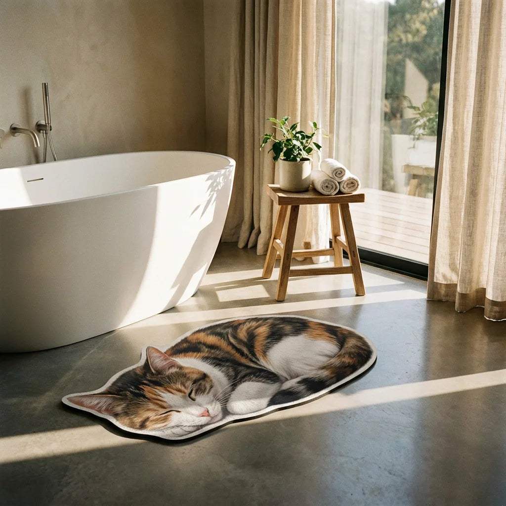 Custom Shaped Diatom Mud Floor Mat - Personalized Home & Pet Decor