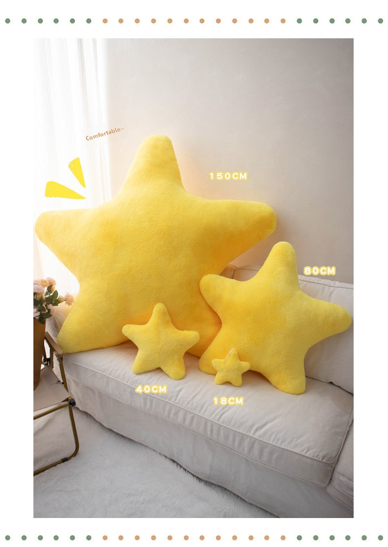 Star Pillow Ins Nordic Star Pillow Ultra Soft Cute Plush Sleeping Pillow Soft Girl Gift