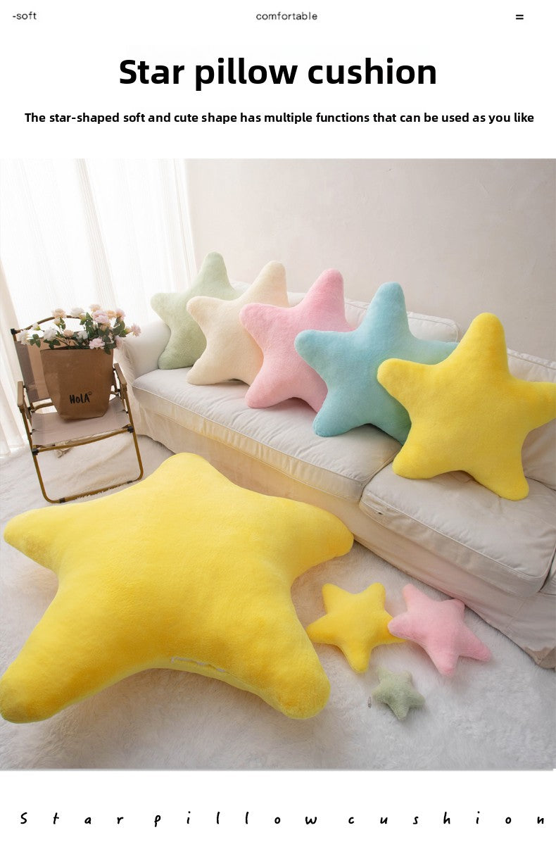 Star Pillow Ins Nordic Star Pillow Ultra Soft Cute Plush Sleeping Pillow Soft Girl Gift
