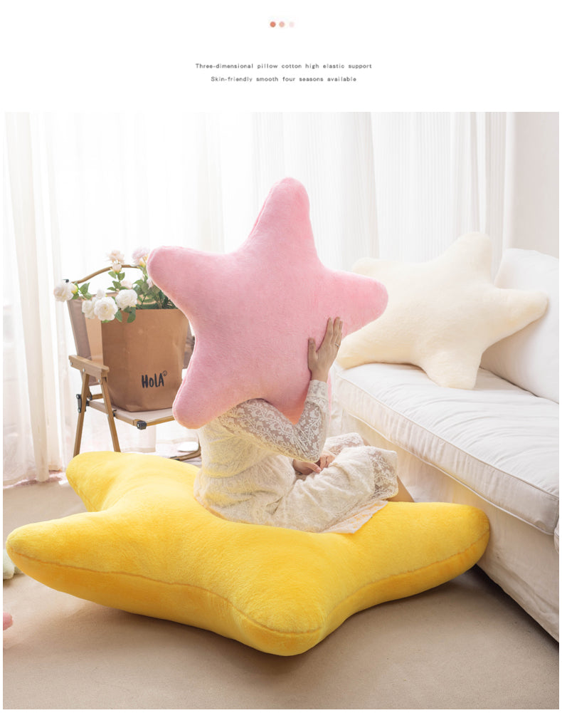 Star Pillow Ins Nordic Star Pillow Ultra Soft Cute Plush Sleeping Pillow Soft Girl Gift