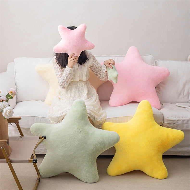 Star Pillow Ins Nordic Star Pillow Ultra Soft Cute Plush Sleeping Pillow Soft Girl Gift