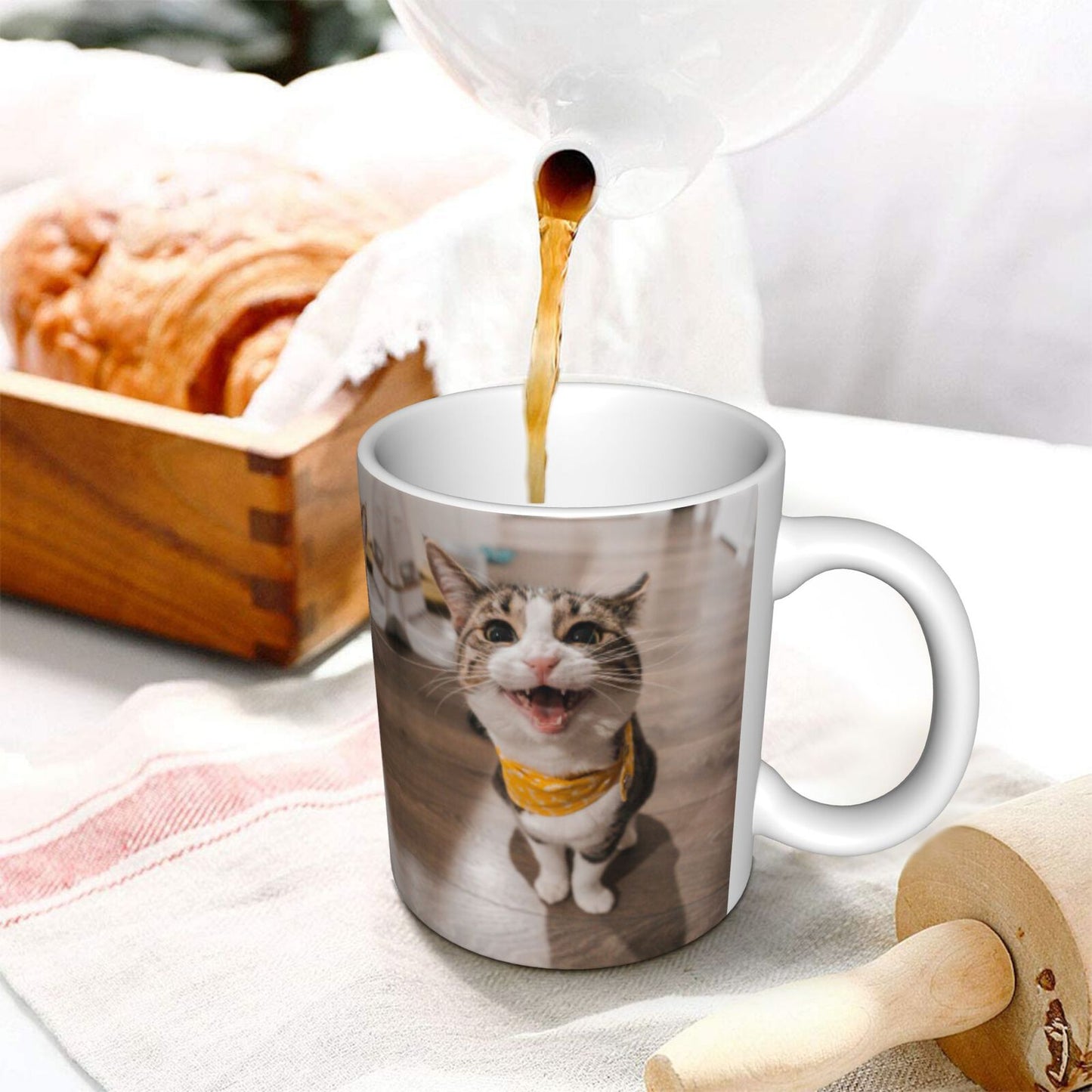Personalized Cat Lover Mug - 1-Piece Custom Photo Mug, No Minimum Order!