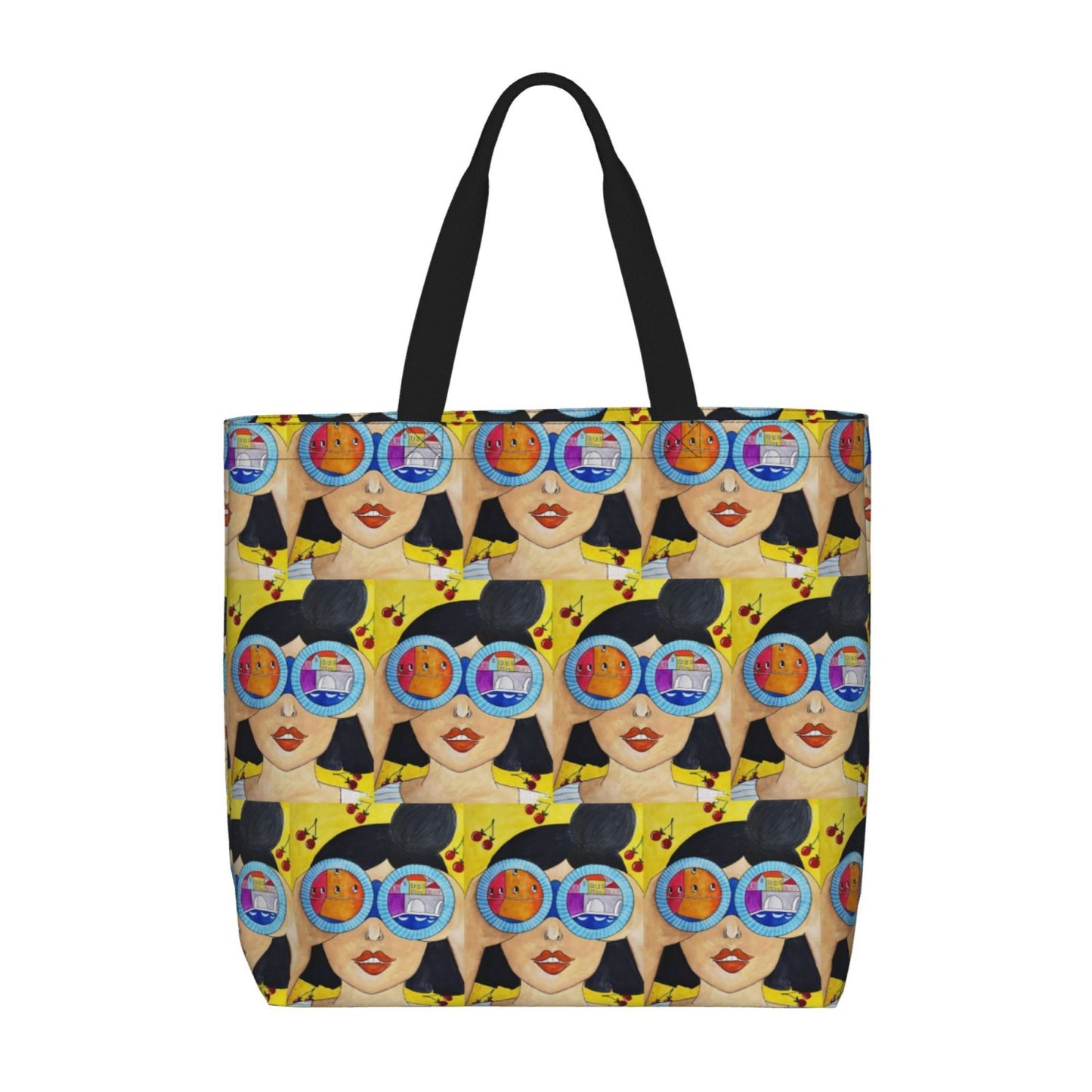 Personalized Family Photo Tote Bag - Custom Eco-Friendly Canvas Bag