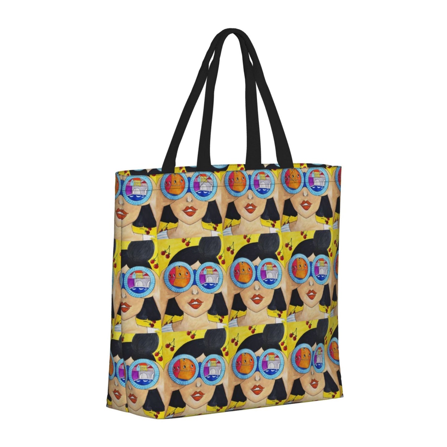 Personalized Family Photo Tote Bag - Custom Eco-Friendly Canvas Bag