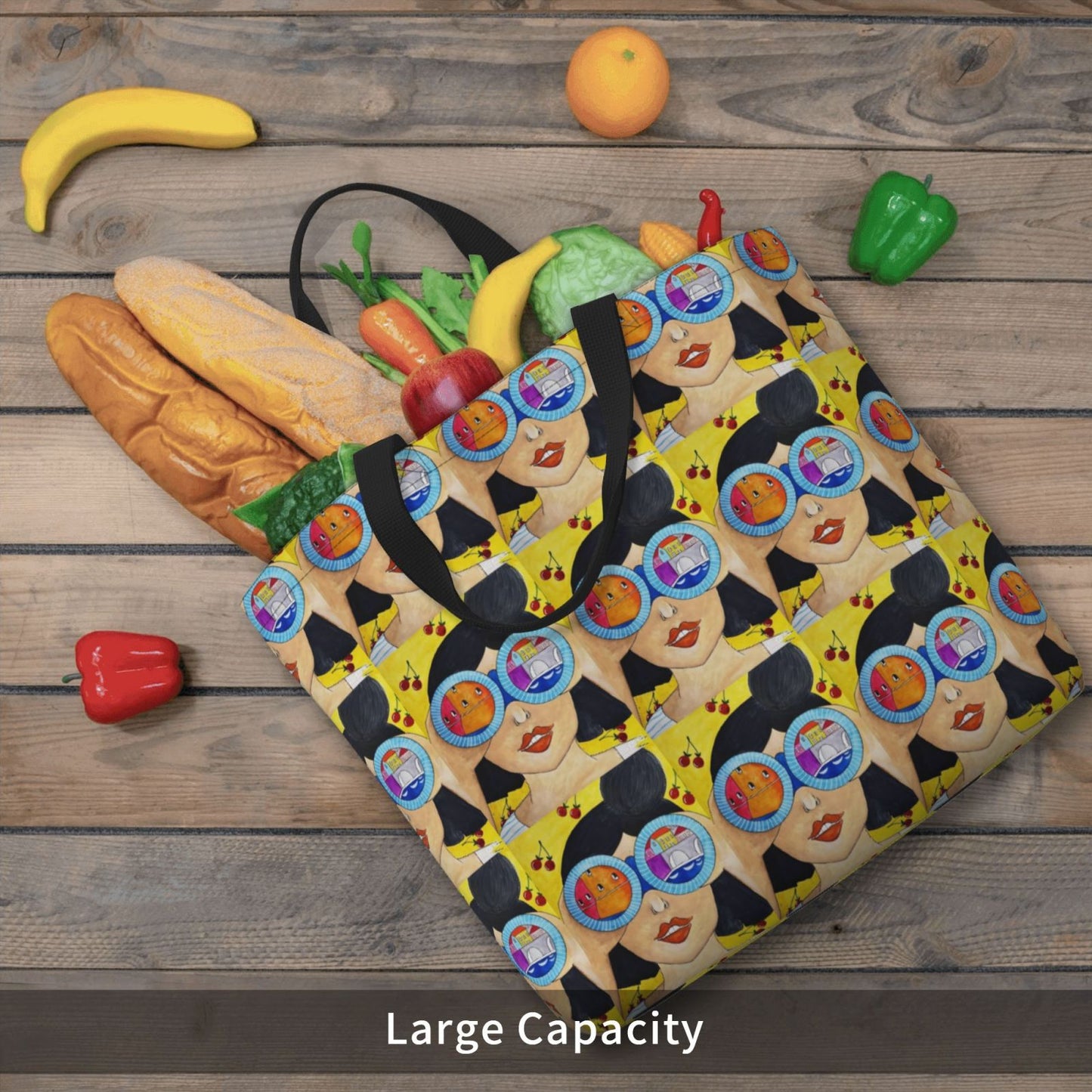 Personalized Family Photo Tote Bag - Custom Eco-Friendly Canvas Bag