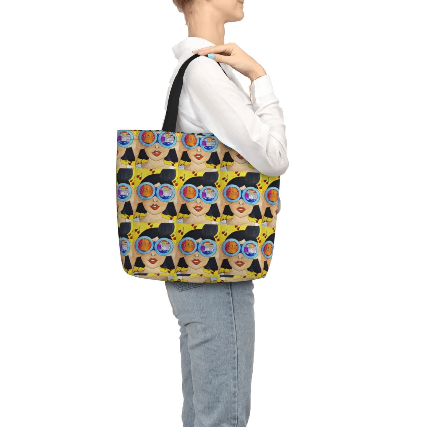 Personalized Family Photo Tote Bag - Custom Eco-Friendly Canvas Bag