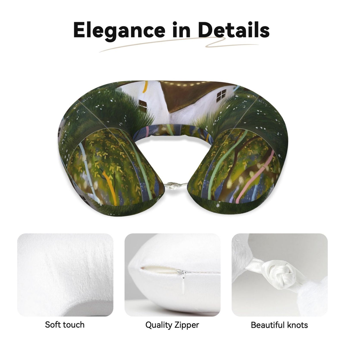 Photo Print Personalized Customization Cozy Memories U-Shaped Travel Pillow·