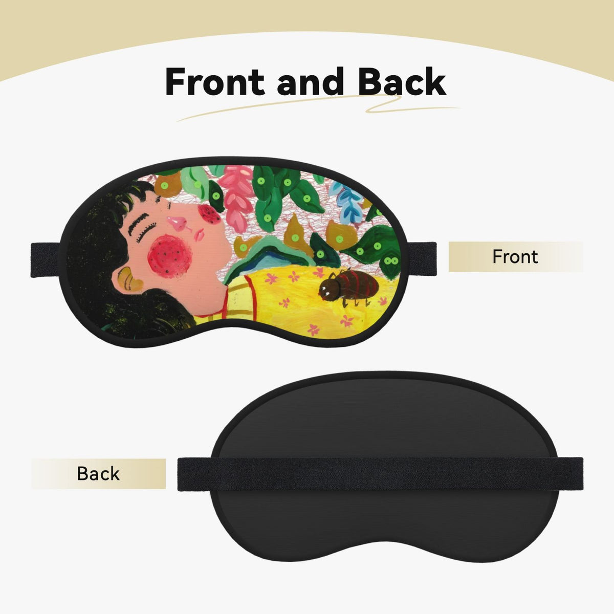 Sweet Dreams Custom Photo Travel Eye Mask