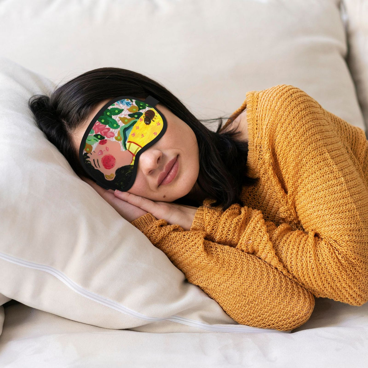 Sweet Dreams Custom Photo Travel Eye Mask