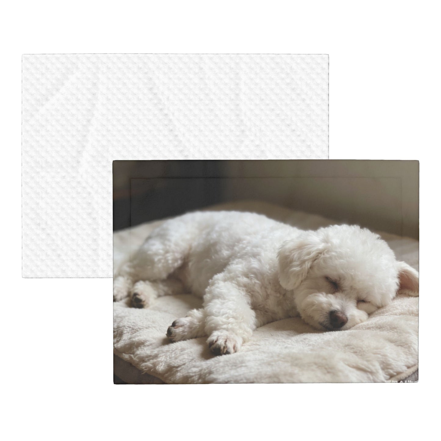 Custom Pet Plush Blanket with Personalized Design Service