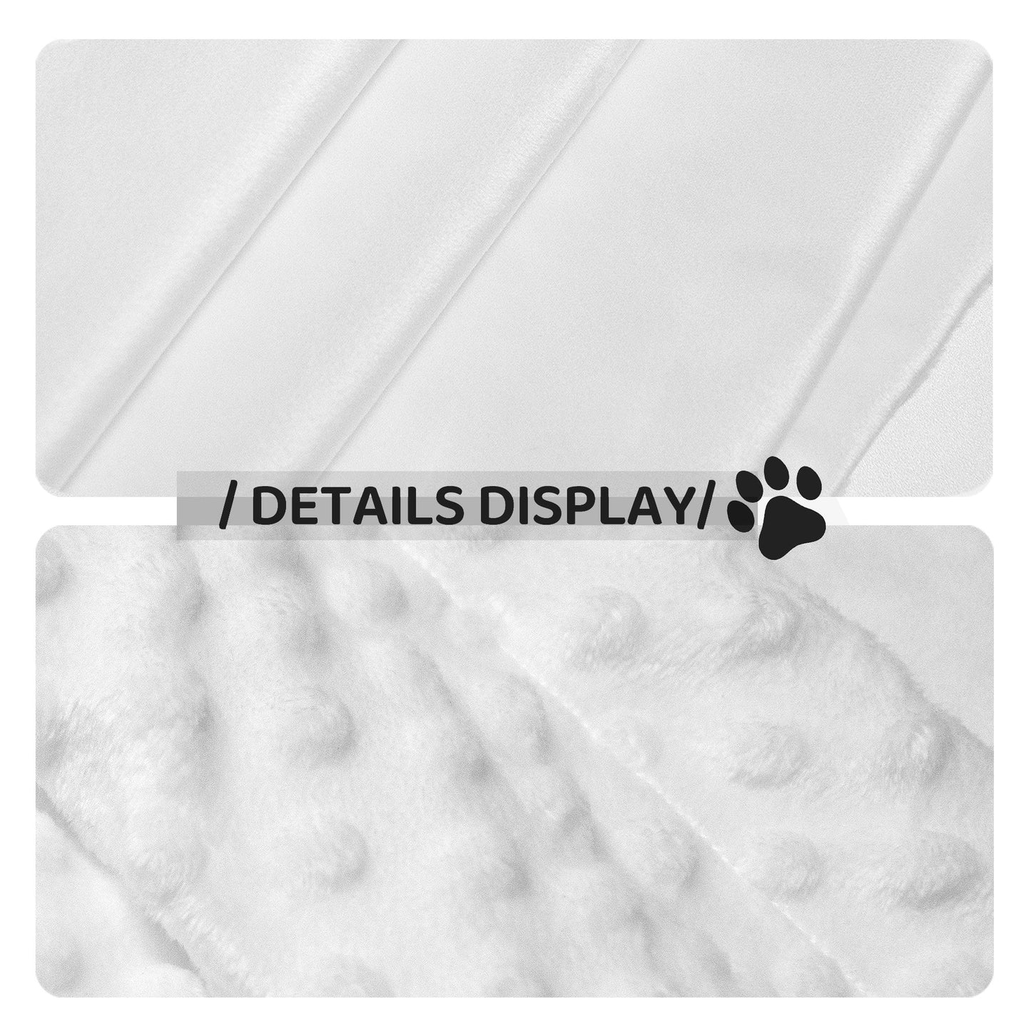 Custom Pet Plush Blanket with Personalized Design Service