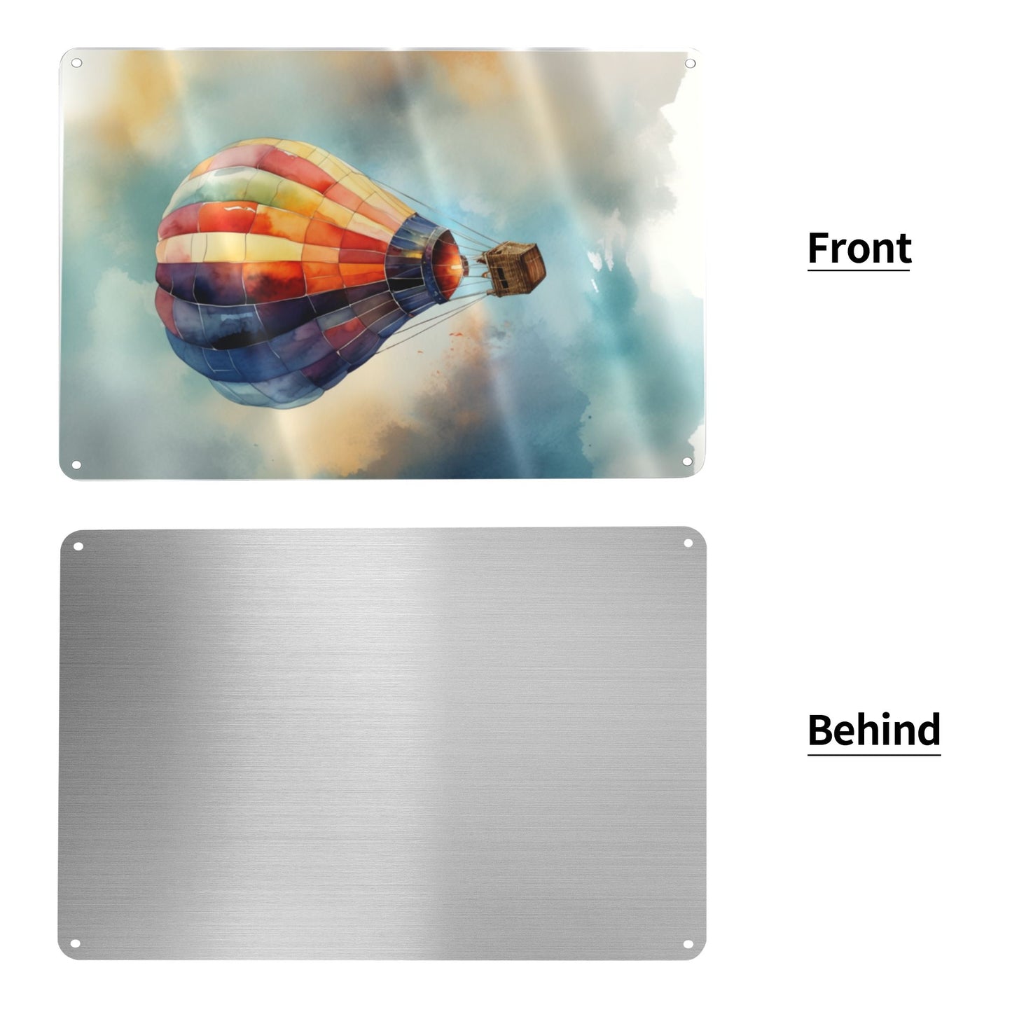 Personalized Aluminum Sign for Kids‘ Art | 8x12in Custom Home Decor