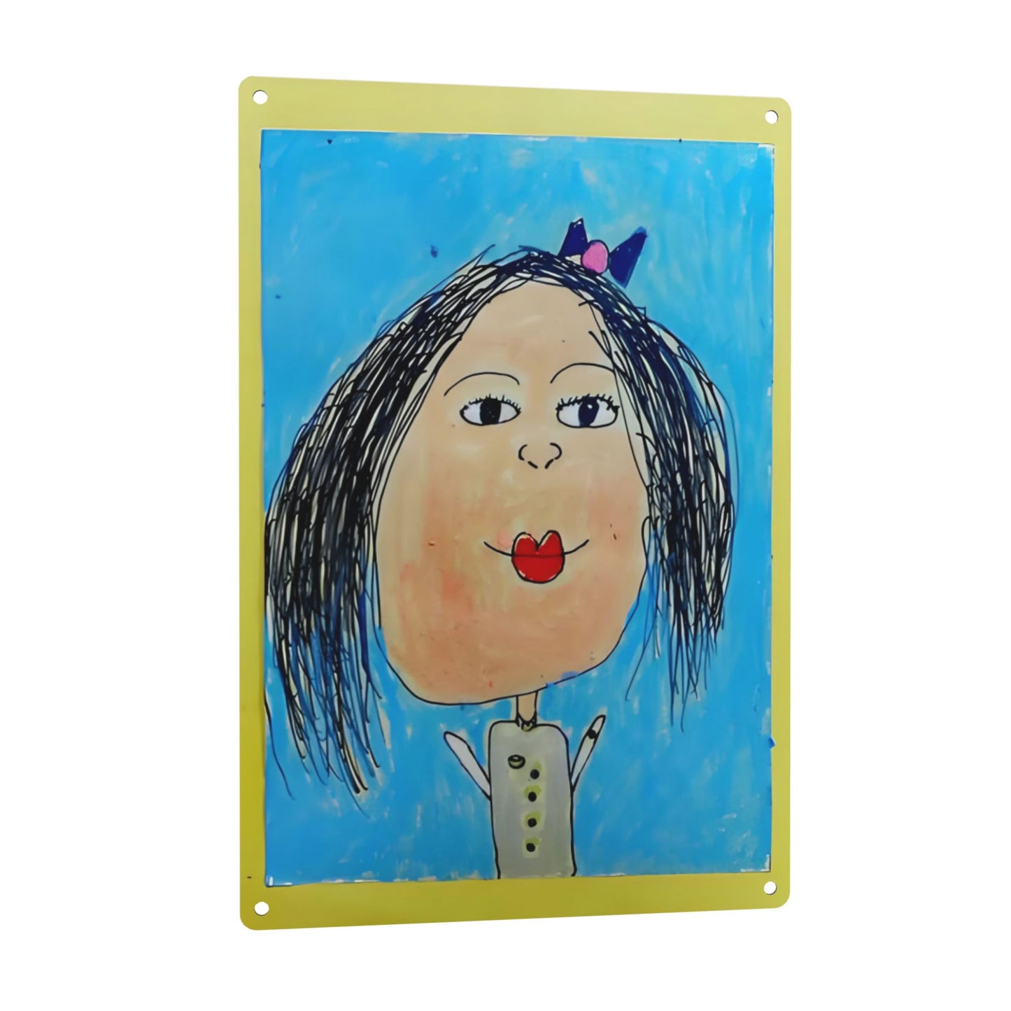 Personalized Aluminum Sign for Kids‘ Art | 8x12in Custom Home Decor