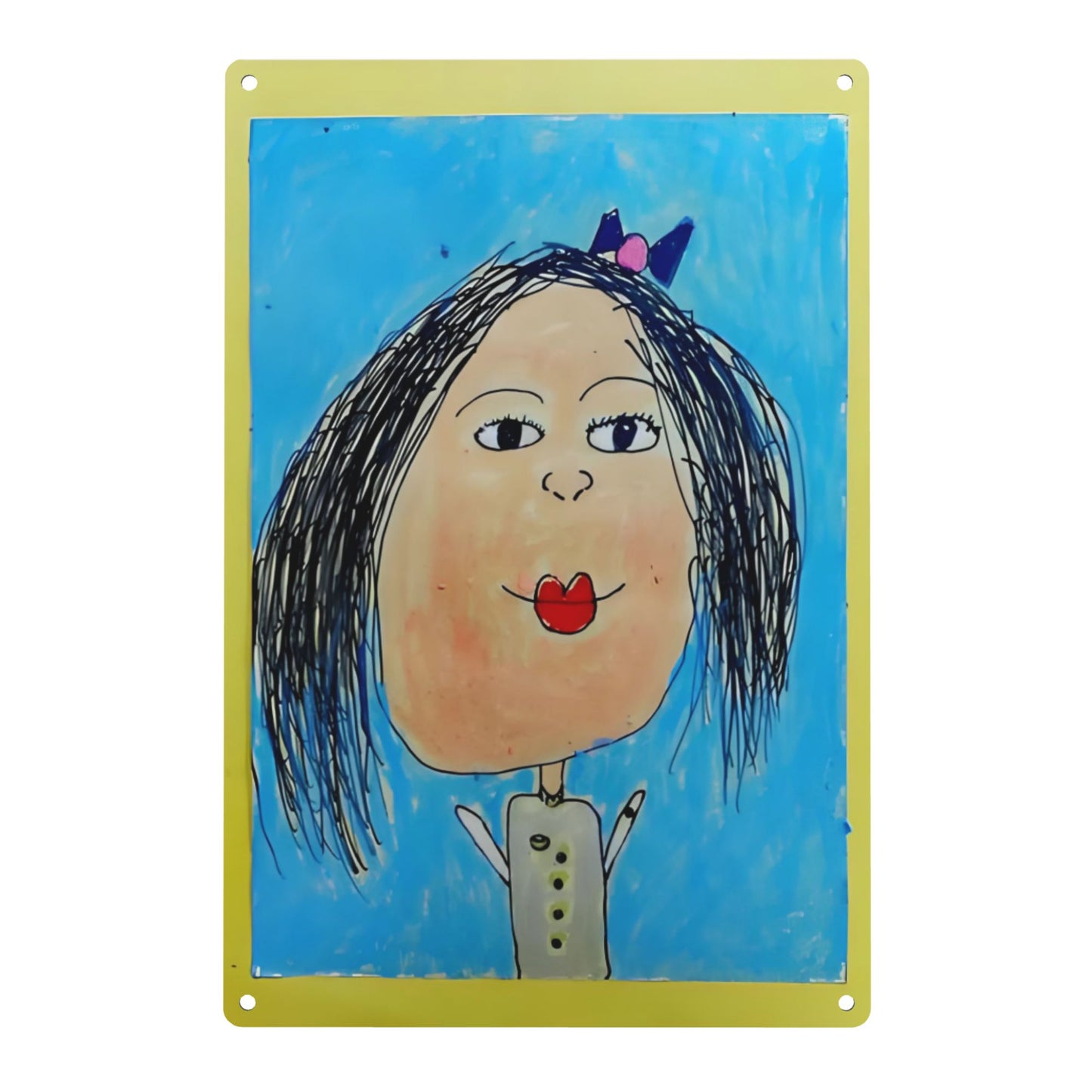 Personalized Aluminum Sign for Kids‘ Art | 8x12in Custom Home Decor