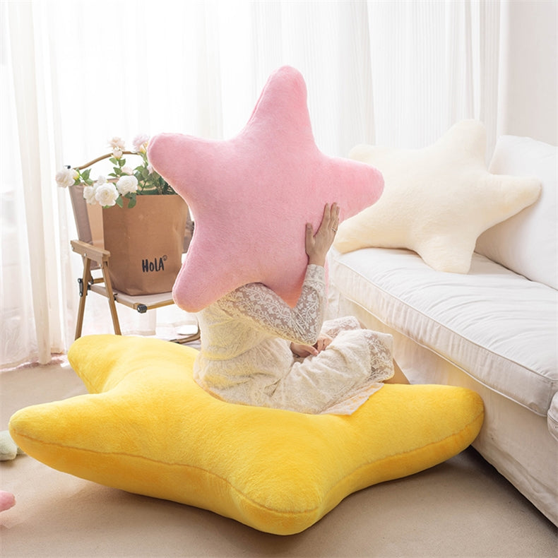 Star Pillow Ins Nordic Star Pillow Ultra Soft Cute Plush Sleeping Pillow Soft Girl Gift
