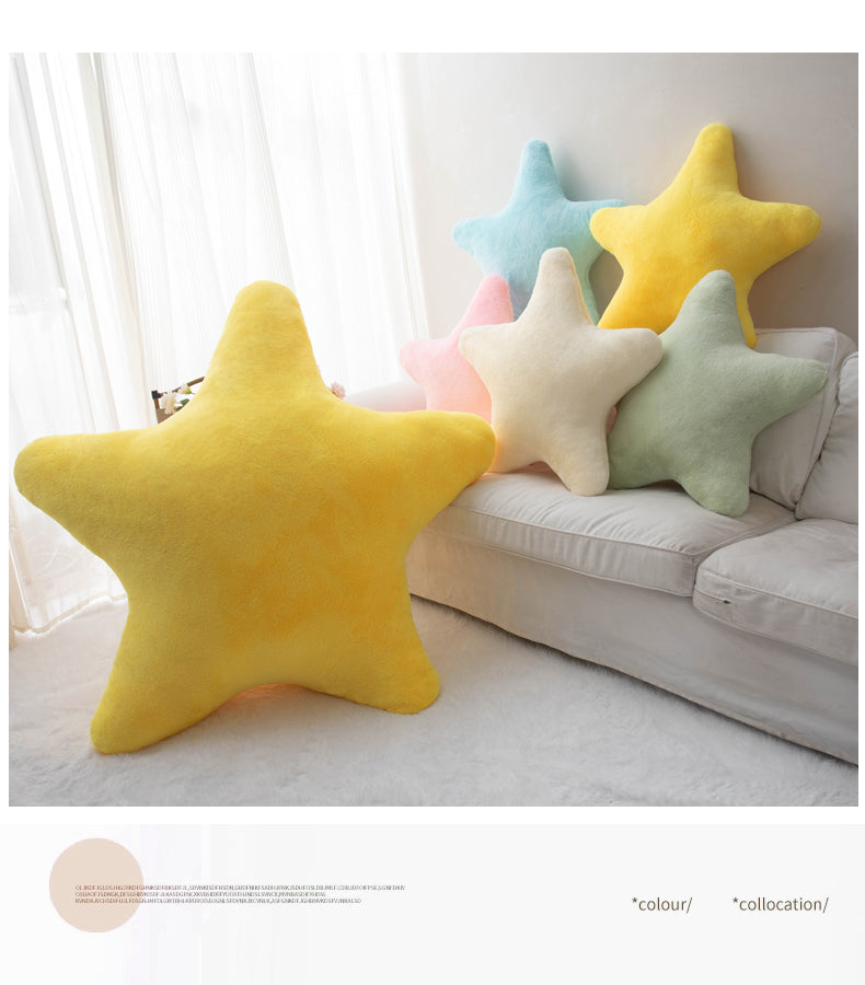 Star Pillow Ins Nordic Star Pillow Ultra Soft Cute Plush Sleeping Pillow Soft Girl Gift