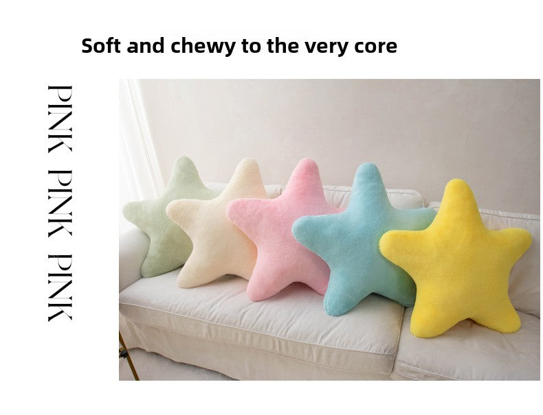 Star Pillow Ins Nordic Star Pillow Ultra Soft Cute Plush Sleeping Pillow Soft Girl Gift