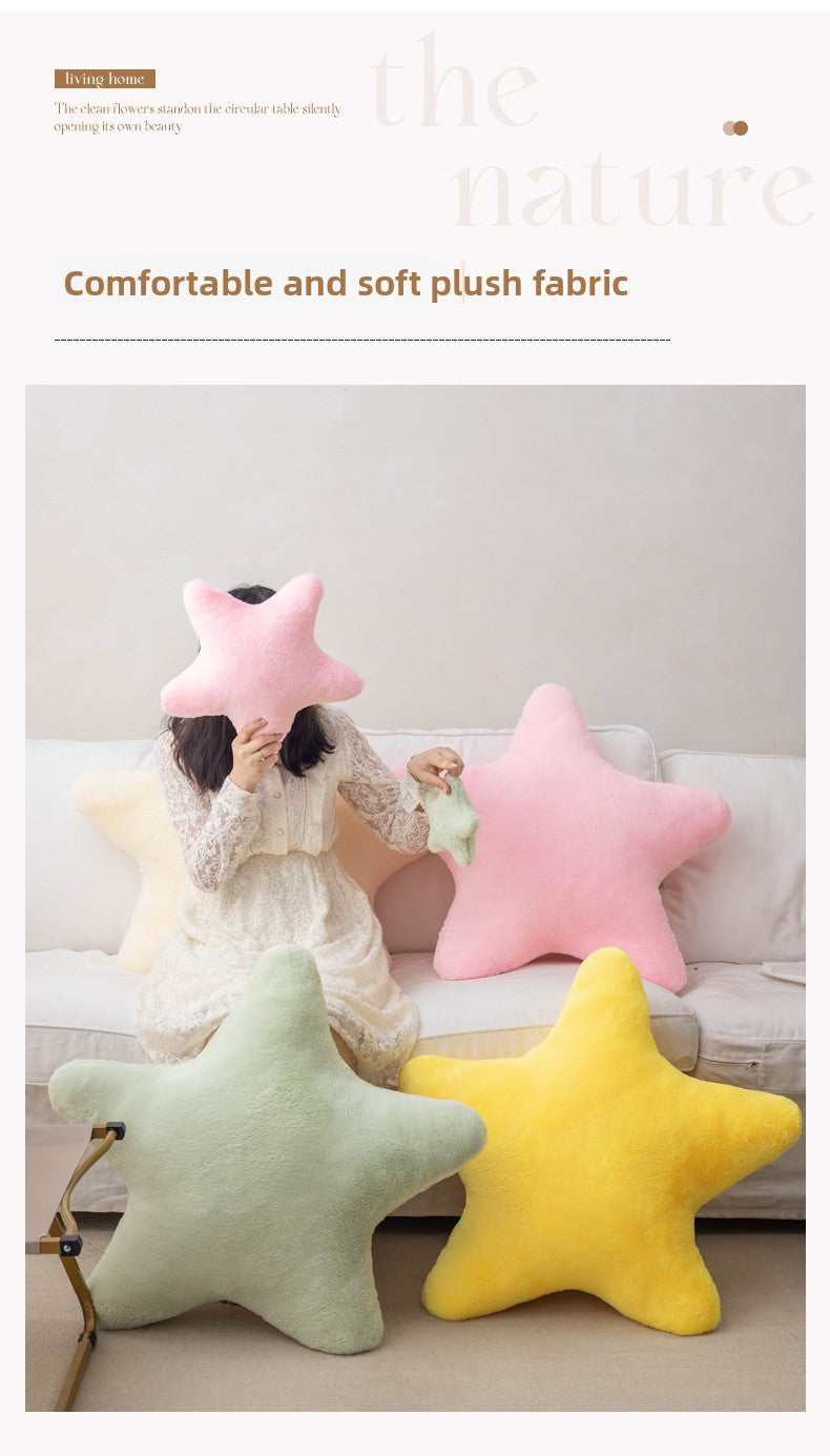 Star Pillow Ins Nordic Star Pillow Ultra Soft Cute Plush Sleeping Pillow Soft Girl Gift
