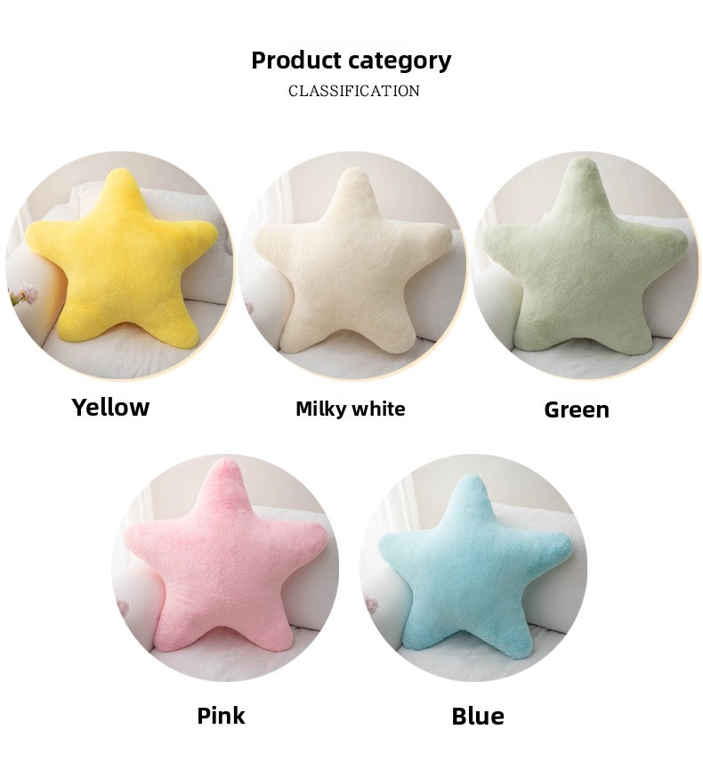 Star Pillow Ins Nordic Star Pillow Ultra Soft Cute Plush Sleeping Pillow Soft Girl Gift