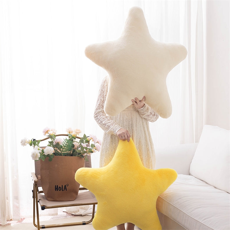 Star Pillow Ins Nordic Star Pillow Ultra Soft Cute Plush Sleeping Pillow Soft Girl Gift